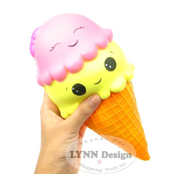 [Premium BIG 20 cm] Mainan Squishy Ice Cream JUMBO