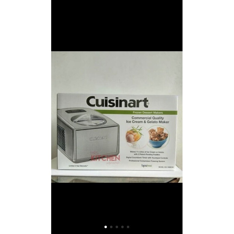 Ice cream maker cuisinart ICE-100 / Mesin pembuat es krim