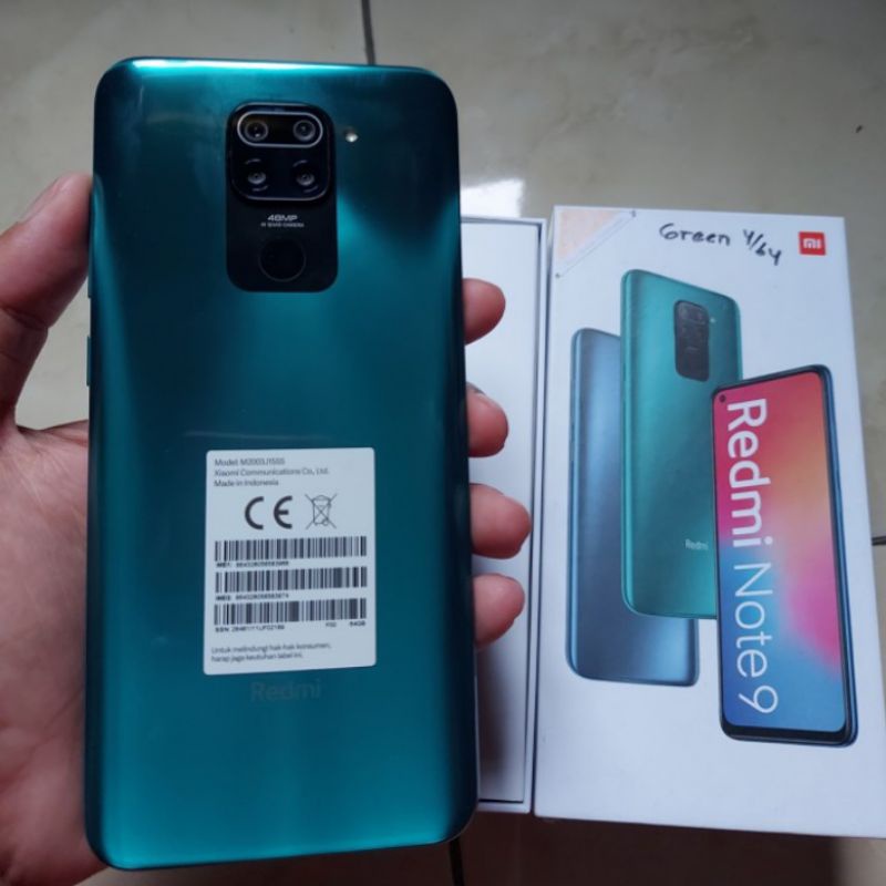 Handphone Second Bekas Murah Cuci Gudang HP Seken Xiomi Redmi Note 9 4/64GB