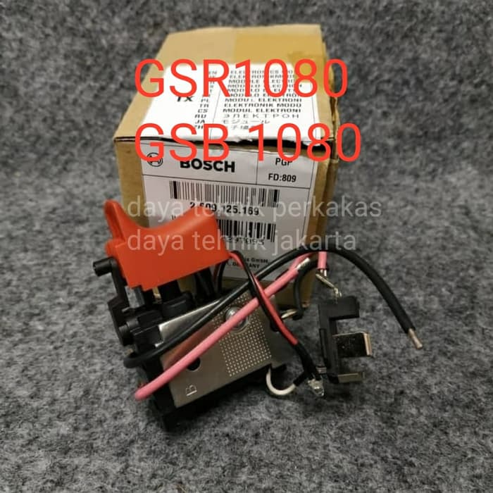 saklar cordless gsr 1080 bosch ori - switc gsb 1080 bosch - bor cas bo ori baru