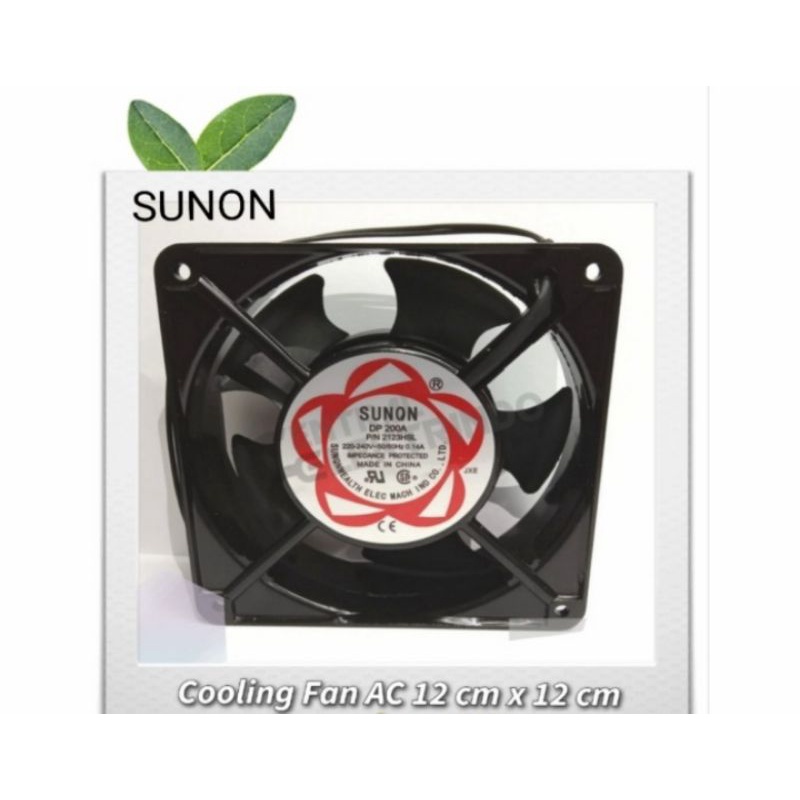 Cooling Fan 12 x 12cm 220 Volt Exhaust Fan Tebal 3,8cm Incubator