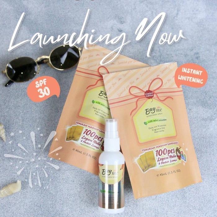 ❄ Buyme Sunscreen Spray / Sunblock / Sunblock Wajah / Sunblock Badan / Sunblock Spray ✮