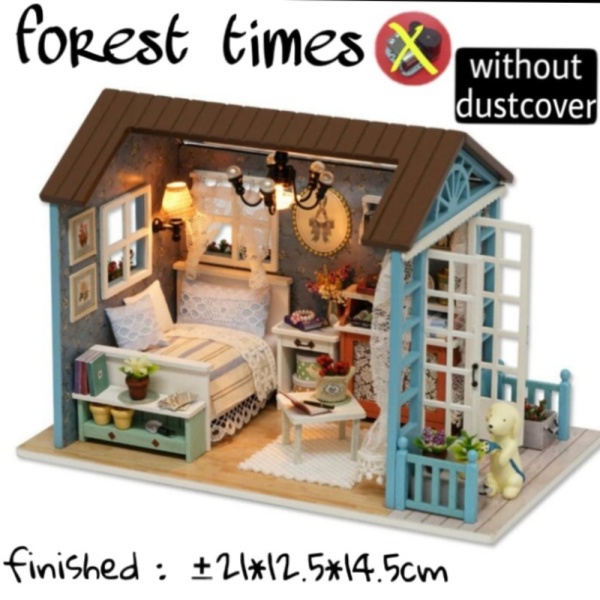 

Promo DIY Do It Yourself 8007 Forest Times Dollhouse Model Kit Limited