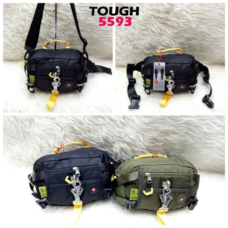 TOUGH WARRIOR 5593 Jeansmith Tough selempang waist bag multifungsi Tuf taf taugh touf army waistbag