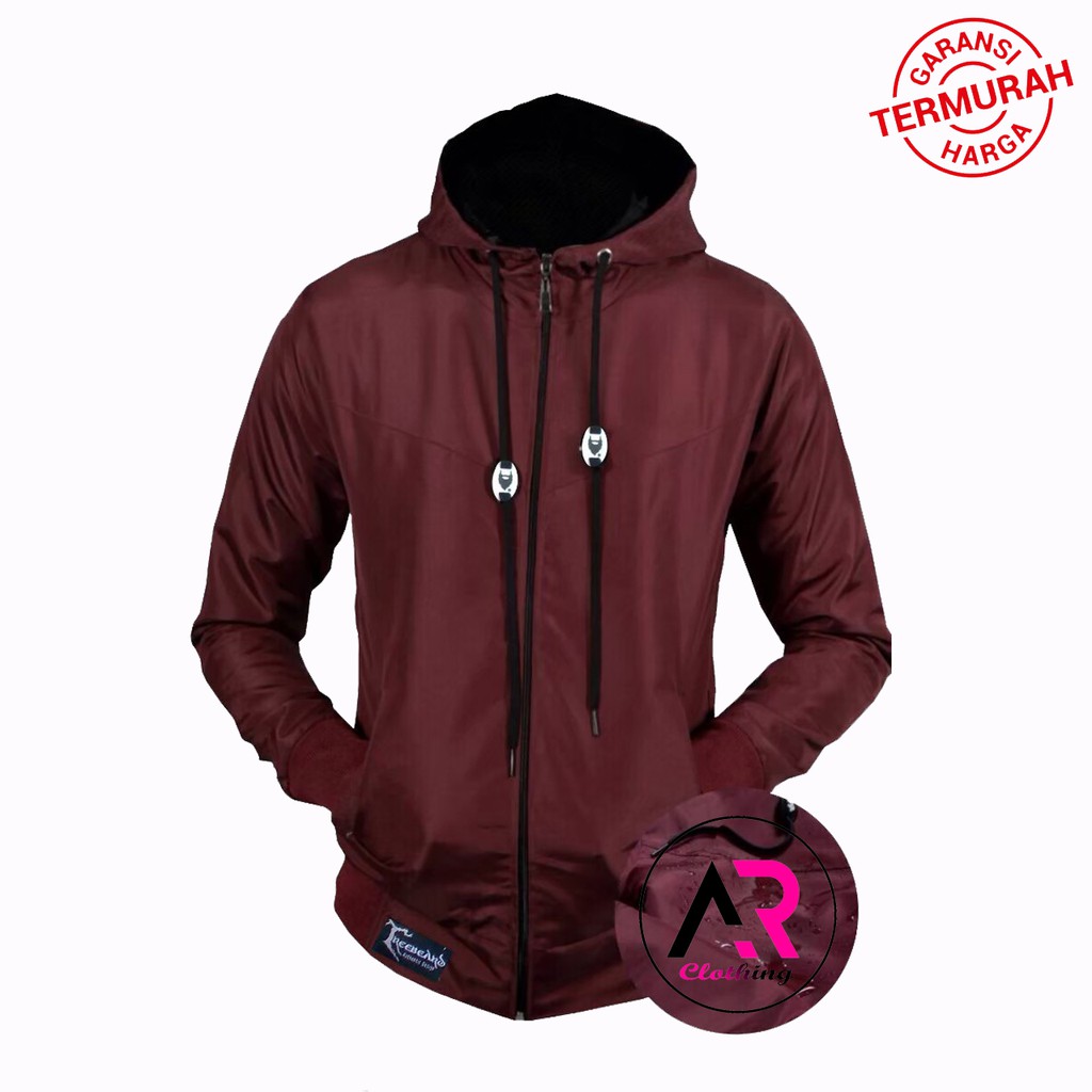 Jaket outdoor Taslan Waterproof/Jaket pria wanita/jaket motor