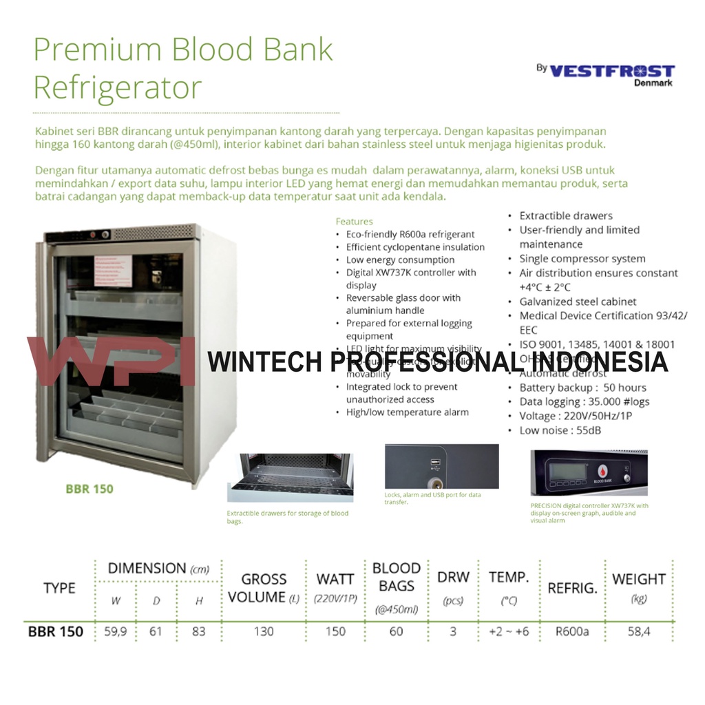 Jual GEA BBR 150 PREMIUM BLOOD BANK REFRIGERATOR - TEMPAT PENYIMPAN ...