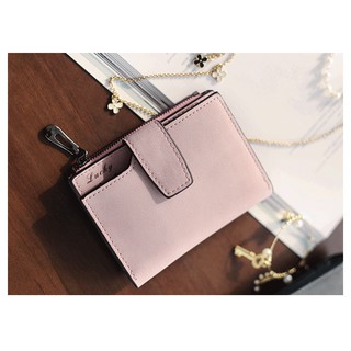 Dompet Clutch Wanita  Model Pendek  Lipat Dengan Klip Magnet 