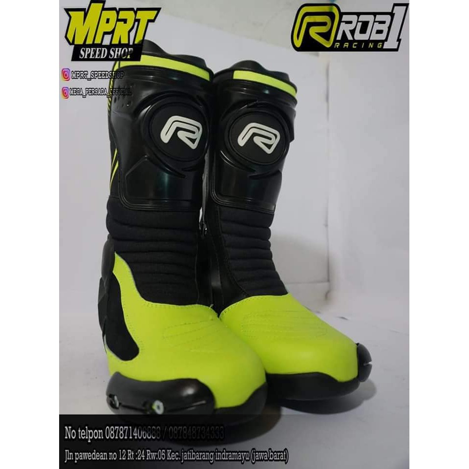 SEPATU GP TECH BLACK GREEN ROB1