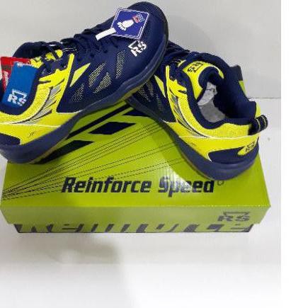 Sepatu Bulutangkis RS Jeffer RS JF Sepatu Badminton RS [KODE 986]