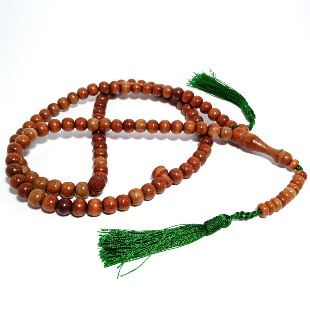 TASBIH KAYU SECANG MERAH KUALITAS PREMIUM