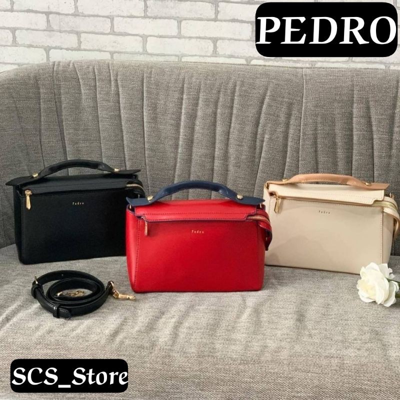 SLINGBAG WANITA PEDRO / TAS SELEMPANG BRANDED IMPORT TERMURAH (ORIGINAL)