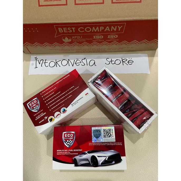 [[BISA COD]] Eco Racing Mobil Bensin 1 Box isi 10 Sachet Original