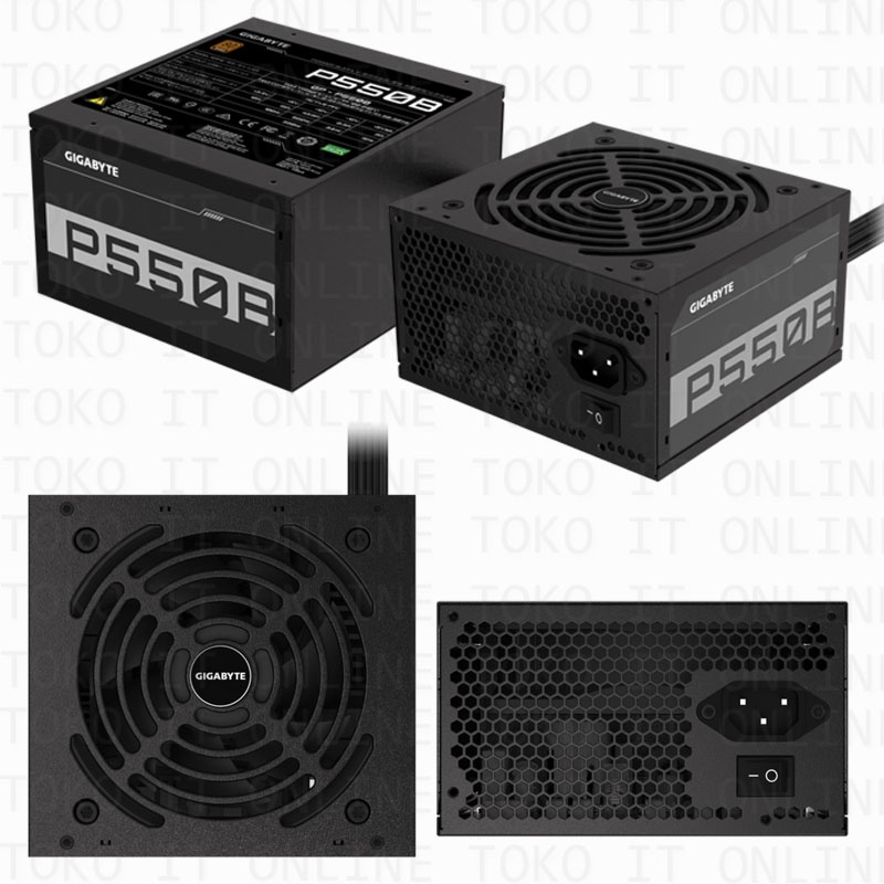 GIGABYTE PSU P550B 80+ BRONZE POWER SUPPLY 550 WATT