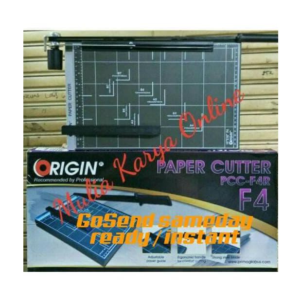 

Ready COD Paper Cutter Origin F4 Folio Alat pemotong kertas f4 TERLARIS