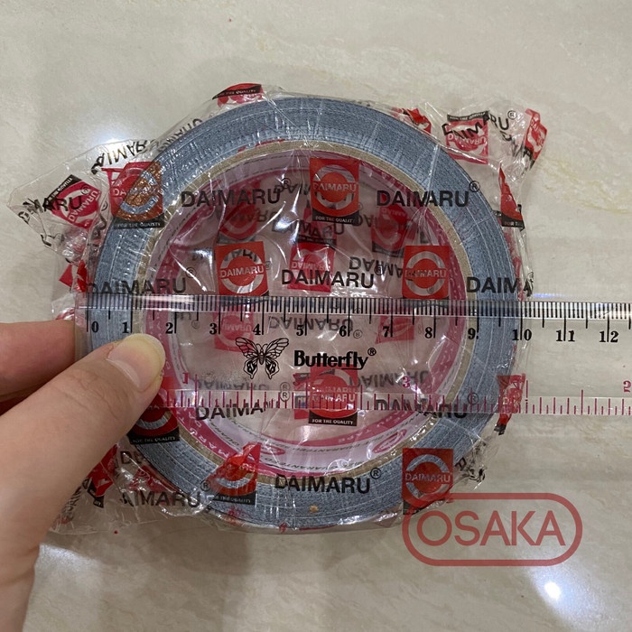 

Nikmati Lakban / Selotip Kain Daimaru Hitam / Cloth Tape 36Mm / 1.5 Inch X 12M Terlaris