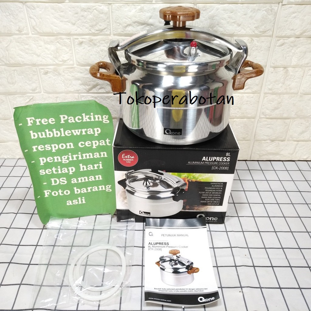 Oxone OX-2004 Aluminium Pressure Cooker - Panci Presto 4 Liter