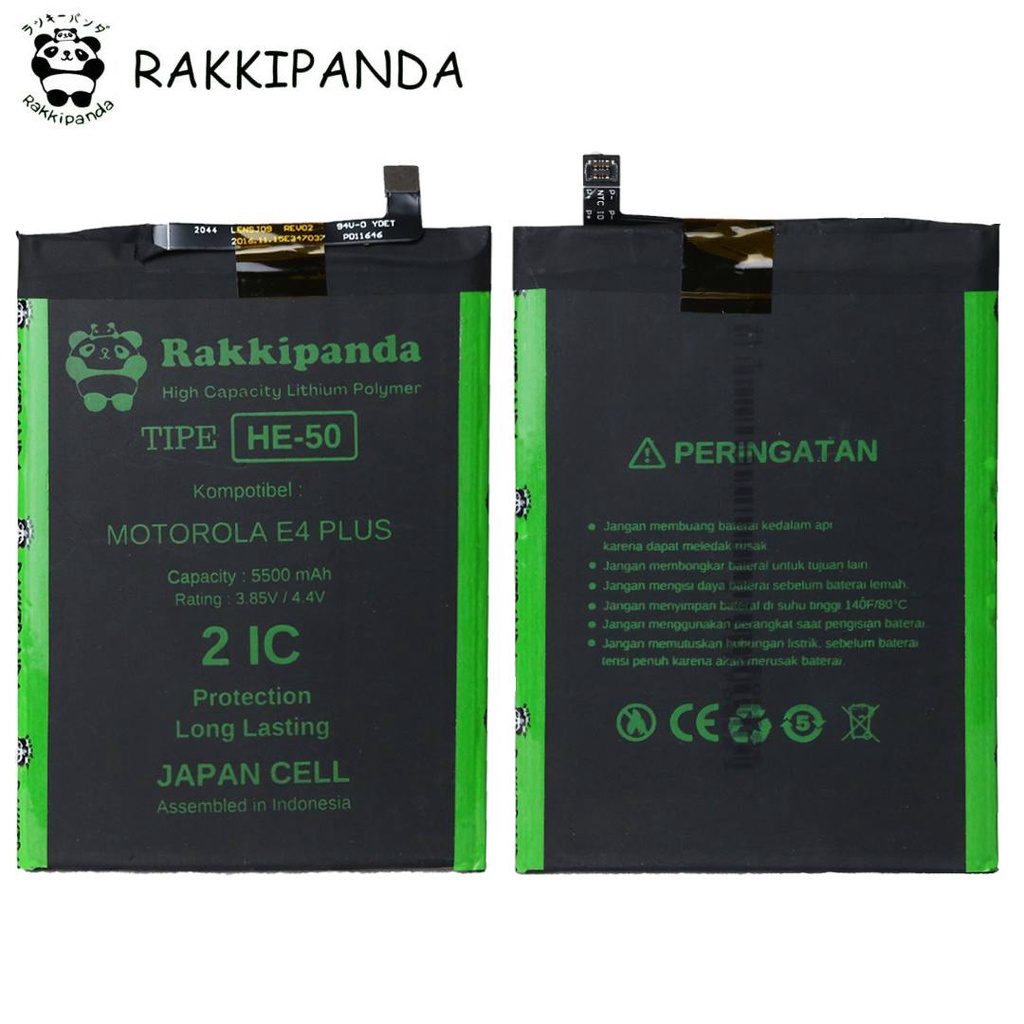 R/K- RakkiPanda - HE50 HE 50 Motorola E4 Plus Batre Batrai Baterai