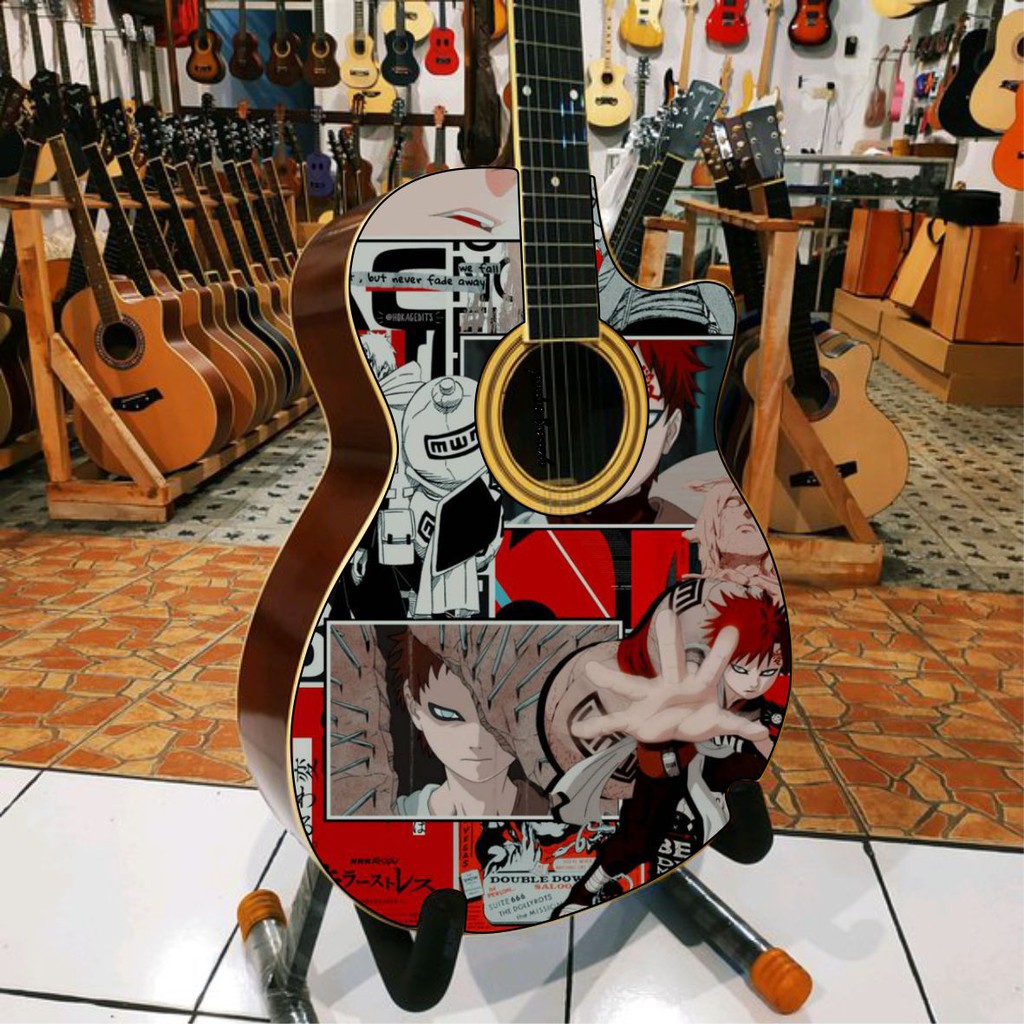 Sticker Aesthetic Sticker GITAR Stiker Lucu  // AESTHETIC CASE Garskin Gitar CustOM GAARA