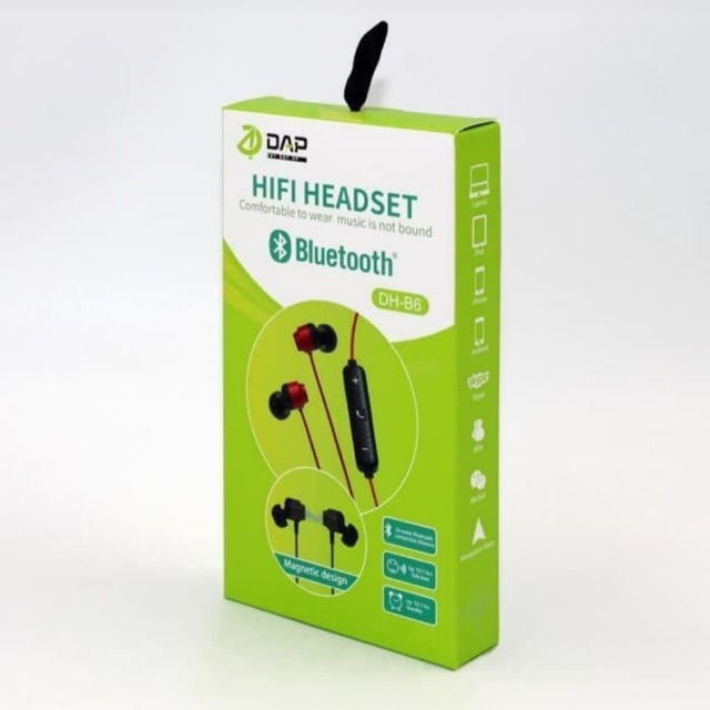 Earphone Bluetooth Magnetic DAP Original