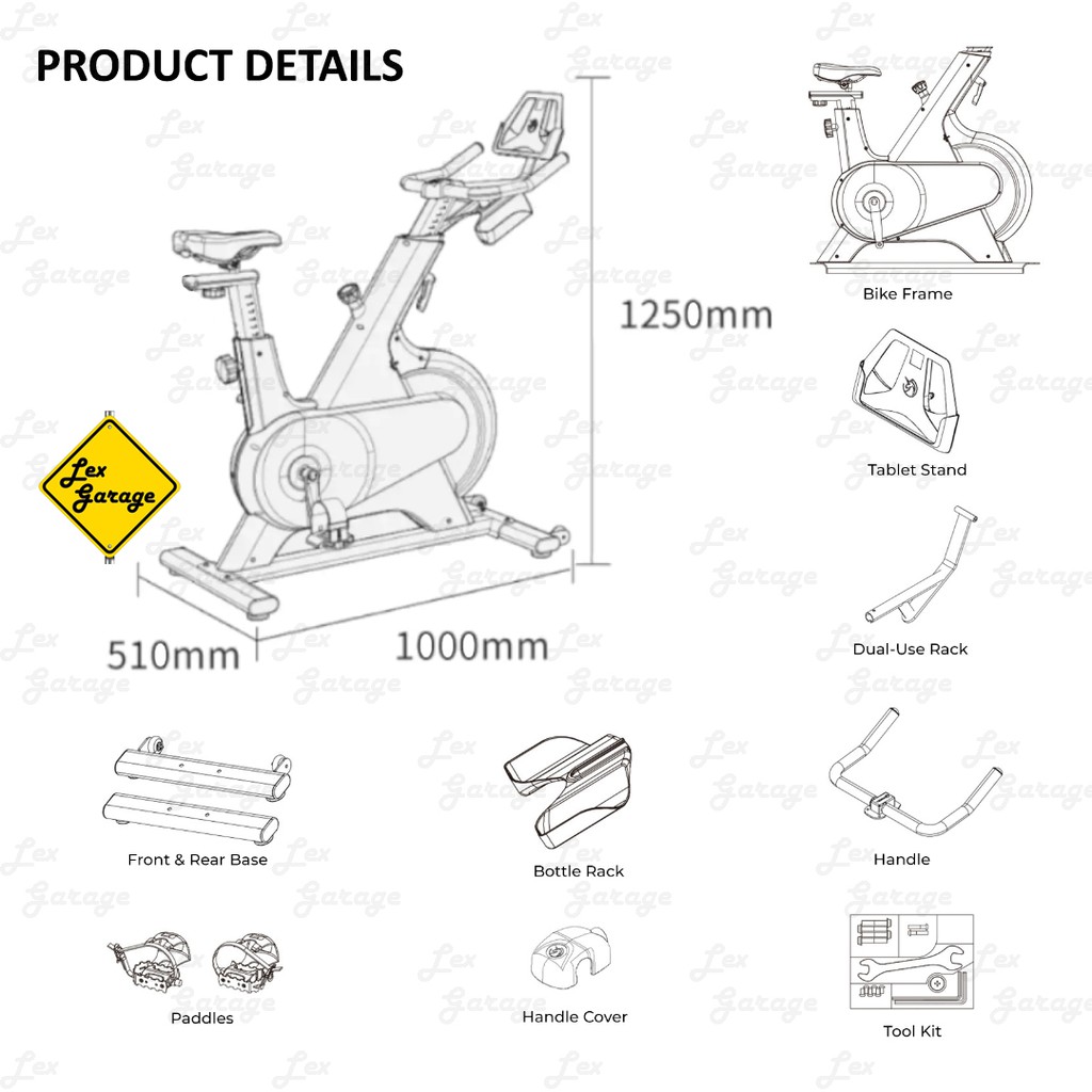 Spinning Bike Sepeda Statis Yesoul M1 Pro Home Smart