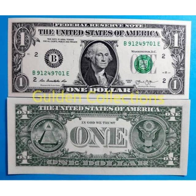 Uang Kuno 1 Dollar Amerika 1 Lembar Indonesia