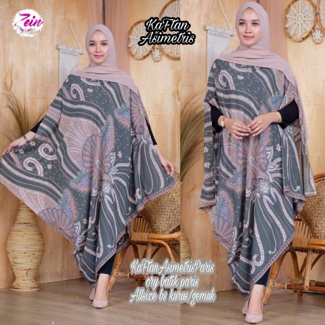 KAFTAN ASIMETRIS #77 BATIK SOLO PENDEK ORY BY ZEIN ...