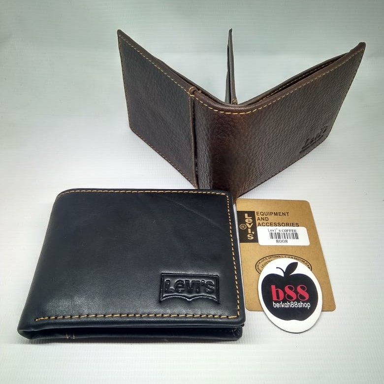 Dompet kulit Pria 100% Original Model Mini Polos