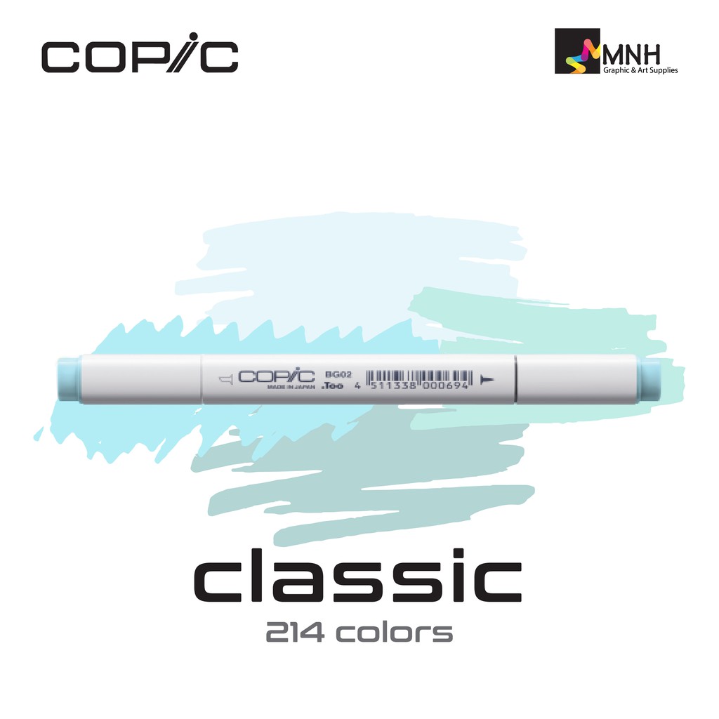 

Spidol Copic Classic Marker Blue Green Series (Satuan) BG02 - BG34