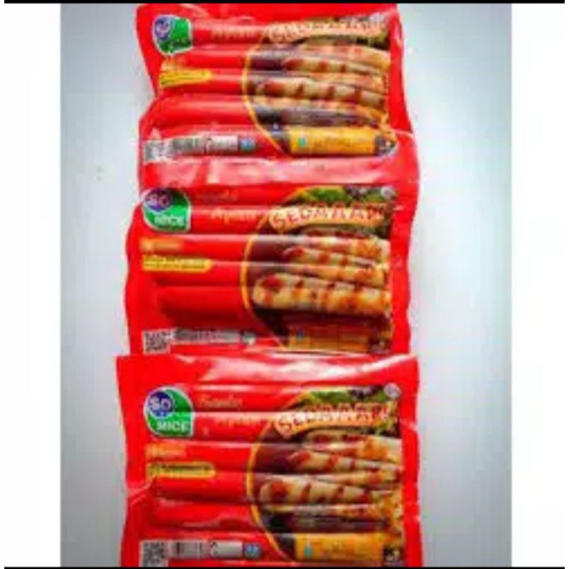 Sosis Ayam So Nice 375gr Frozen Food Karawang
