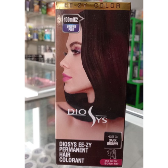 Diosys EE - ZY Permanent Hair Colorant 100mL - Dark Brown