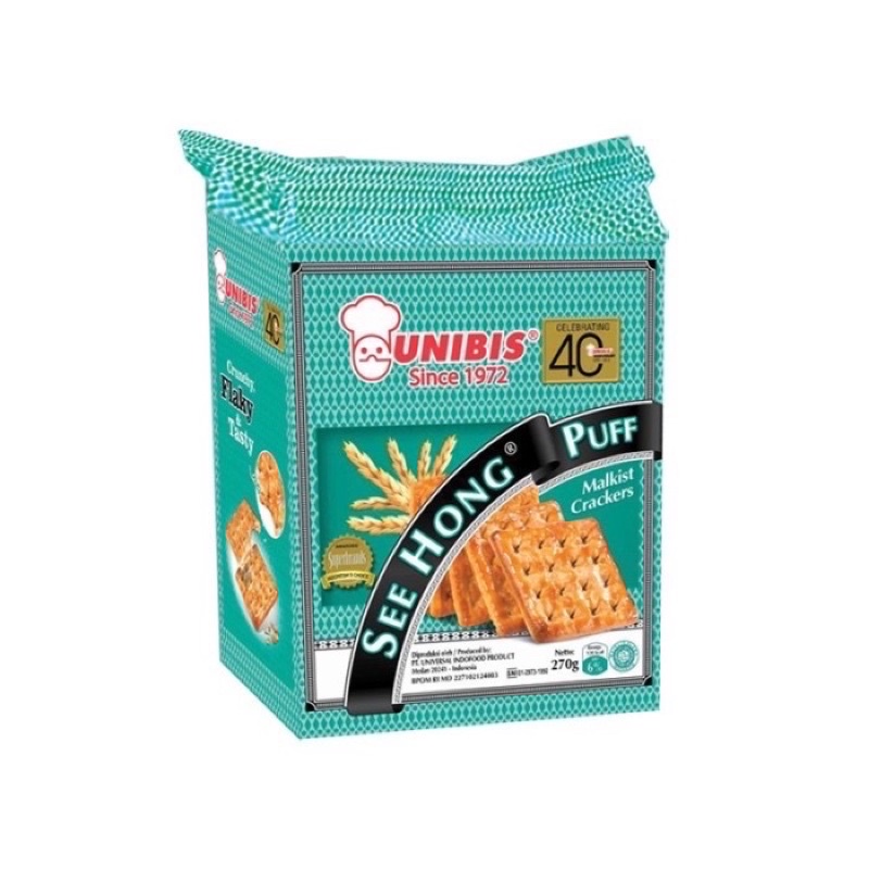 

Unibis See Hong Puff malkist crackers roti biskuit - biscuit Unibis