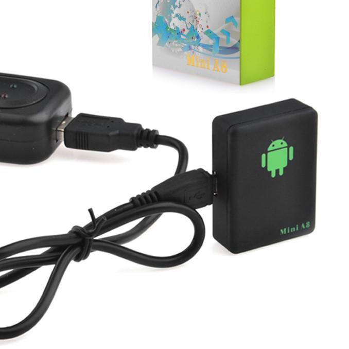 ✵ GPS Tracker Mini A8 Alat Pelacak Lokasi Posisi Mobil Dengan SMS GSM GPRS Alat Sadap Suara Lacak ◊