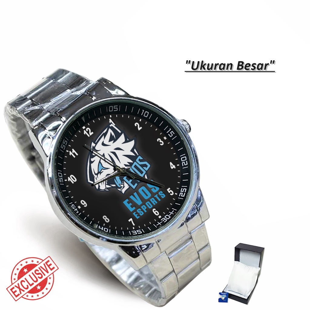 (Exclusive) Jam Tangan Squad EVOS Motif 2 {ML-FF} Rante Couple / Satuan