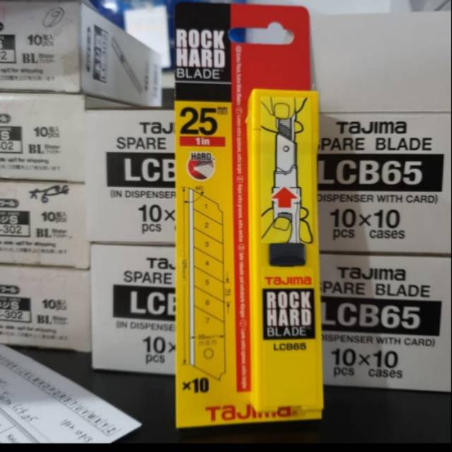 

Mata Cutter LCB 65 Merk Tajima isi 10pcs