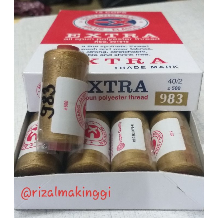 benang jahit extra krem (983)500 yards