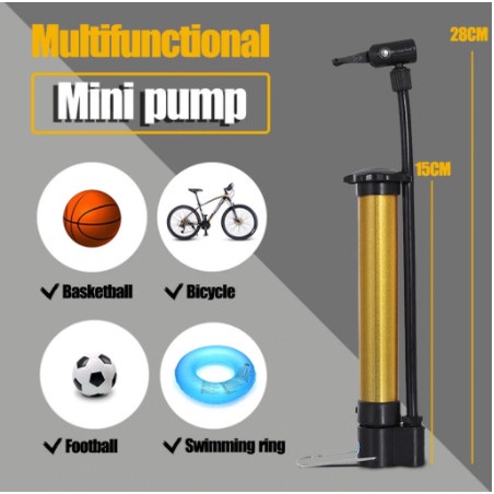 Pompa Ban Sepeda Pompa Angin Bola Motor Balon Kolam Portable Serbaguna Portabel Multifungsi Pompa Mini Hidrolis Hidrolik Air Pump Multifunctional