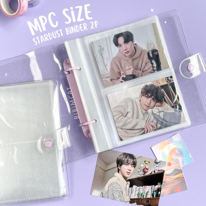 

Office & Stationery | Document Organizer | [Mpc Size] Stardust 2P Binder Photocard Cover Jelly With 25 Sleeves | Best Seller