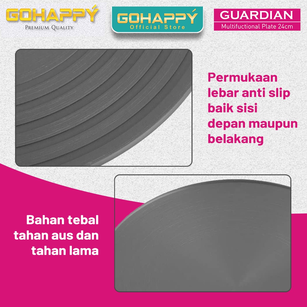 Alas Panci Kompor Gas Anti Hitam Gosong Coaster Konduksi Original GOHAPPY GUARDIAN GHX01