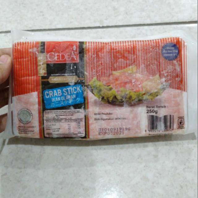 

CEDEA CRAB STICK I KAN OLAHAN 250gr