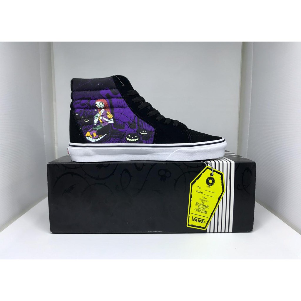 SALE Sepatu Vans Sk8-Hi X Disney The Neightmare Before Chrismast(Jack's Lament)-Original Resmi Navya