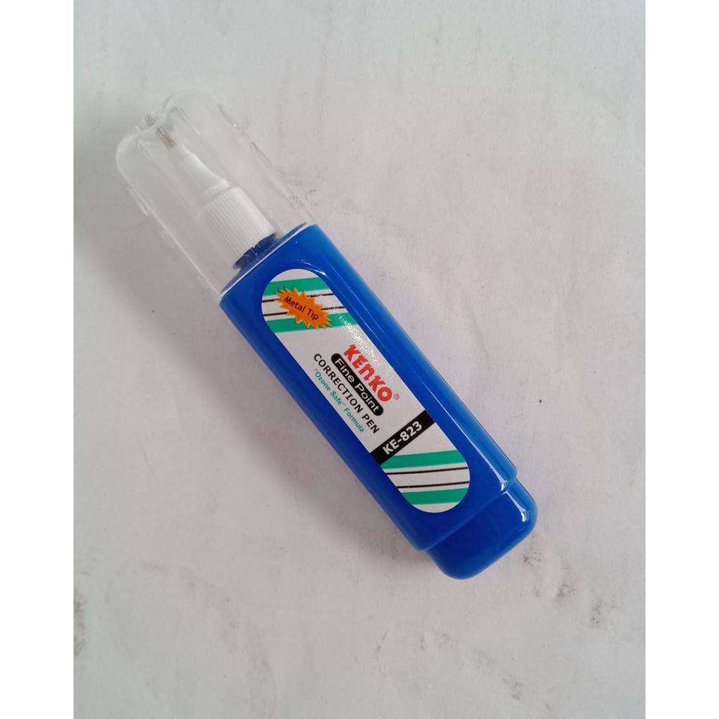 

Tip-ex cair biru model pulpen penghapus pulpen