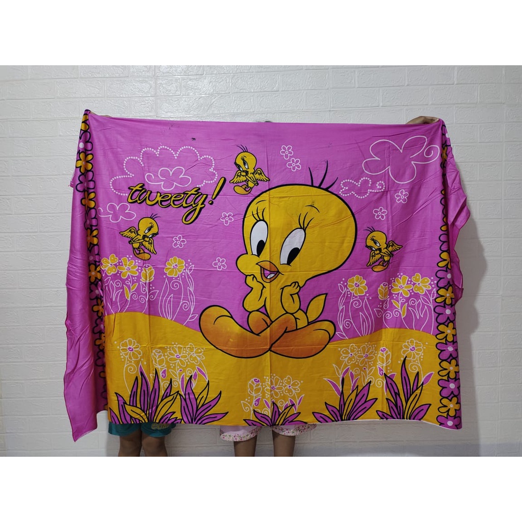 Grosir Kain pantai Jumbo / Sarung Bali / Selimut Pantai / Aksesories Wanita / Motif Tweety