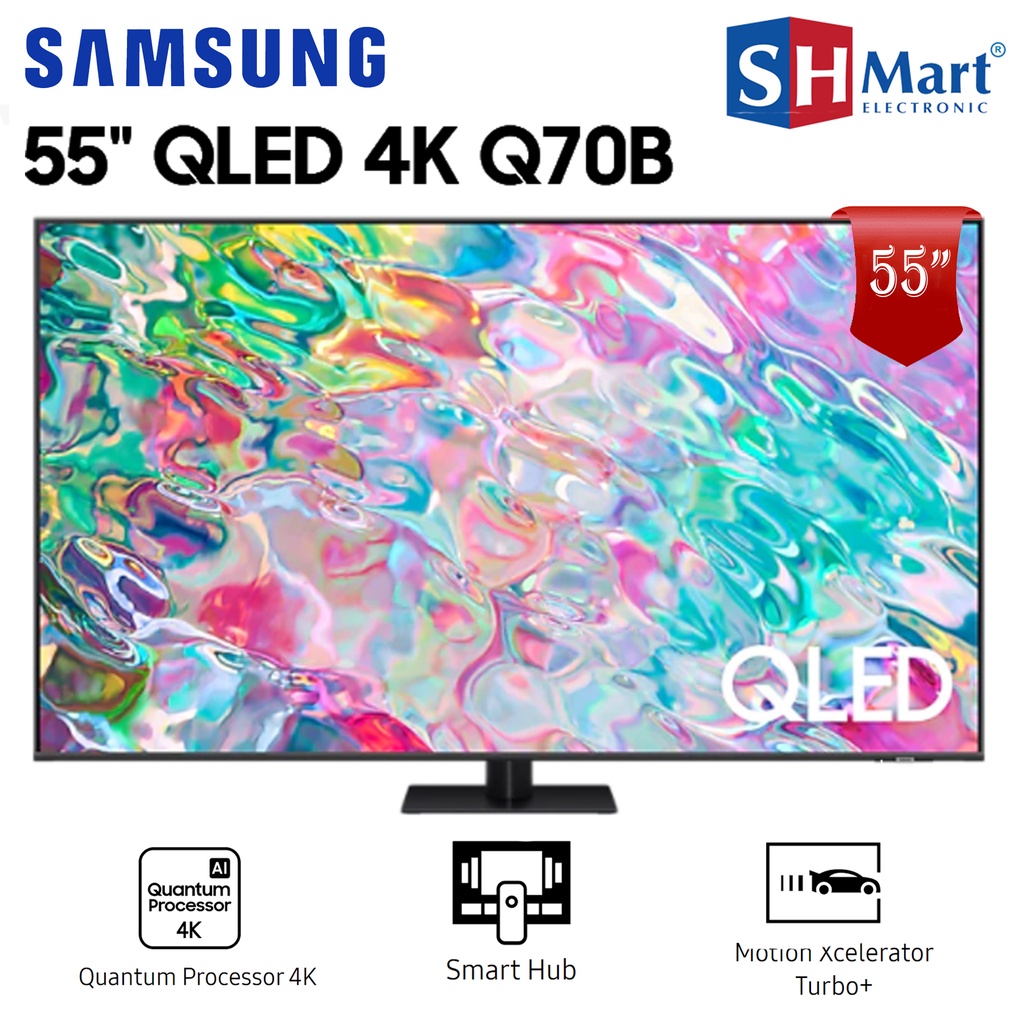 SMART TV SAMSUNG QLED 55 INCH UHD 4K QA55Q70BAKXXD 55Q70B  GARANSI RESMI (MEDAN)