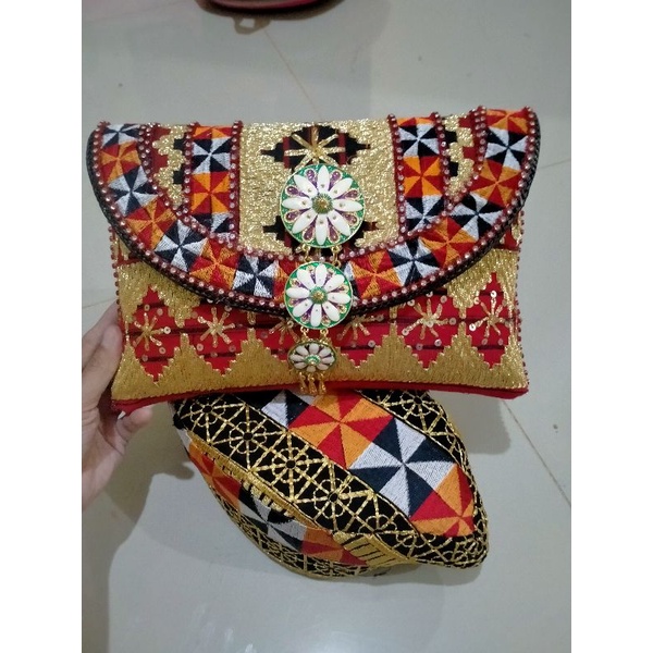 clucth/tas tapis asli murah