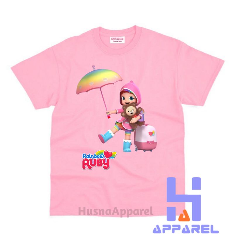 BAJU ANAK KAOS ANAK RAINBOW RUBY
