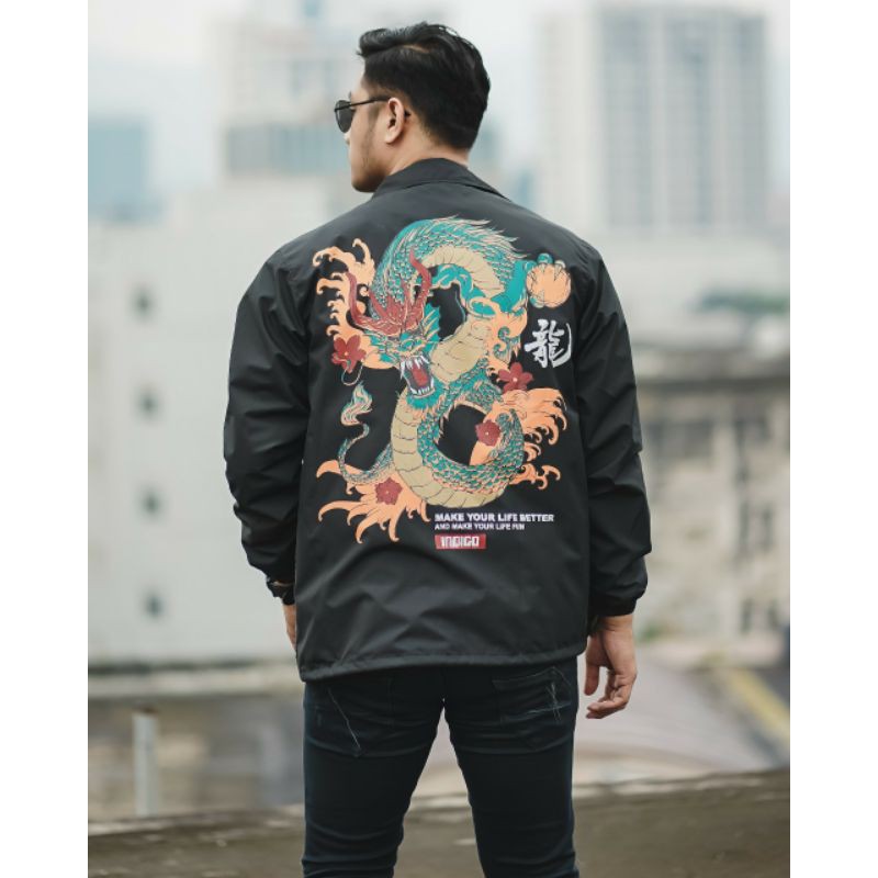 JAKET PARASUT TASLAN ORIGINAL jaket coach hitam indigo JAKET PARASUT TASLAN ORIGINAL jaket coach hitam indigo