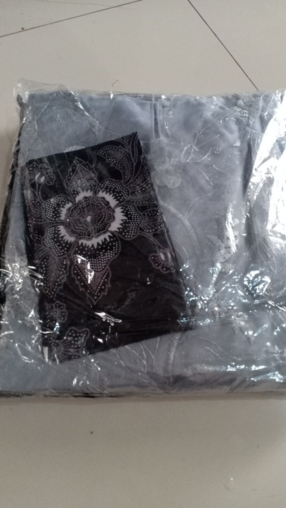 (bisa Cod ) Ada Anak! Shopashop Solo Batik Couple Brukat Tille Azurra Motif Pager Selendang//ory Ljf