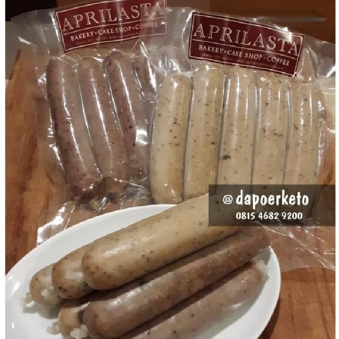 

SOSIS AYAM CHICKEN SAUSAGE KETO FULL DAGING TANPA TEPUNG MSG PENGAWET
