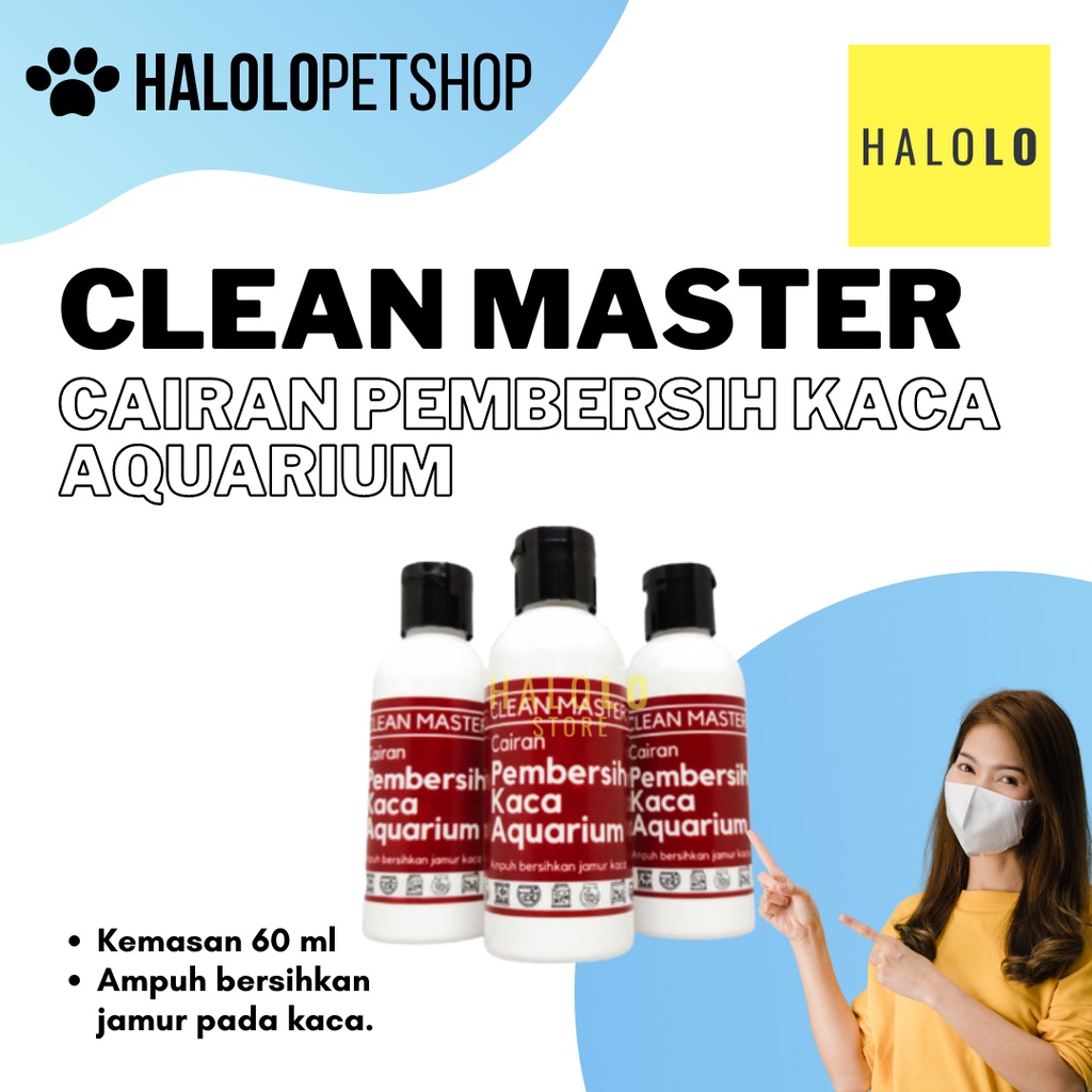 CLEAN MASTER Cairan Pembersih Kaca Akuarium Aquarium