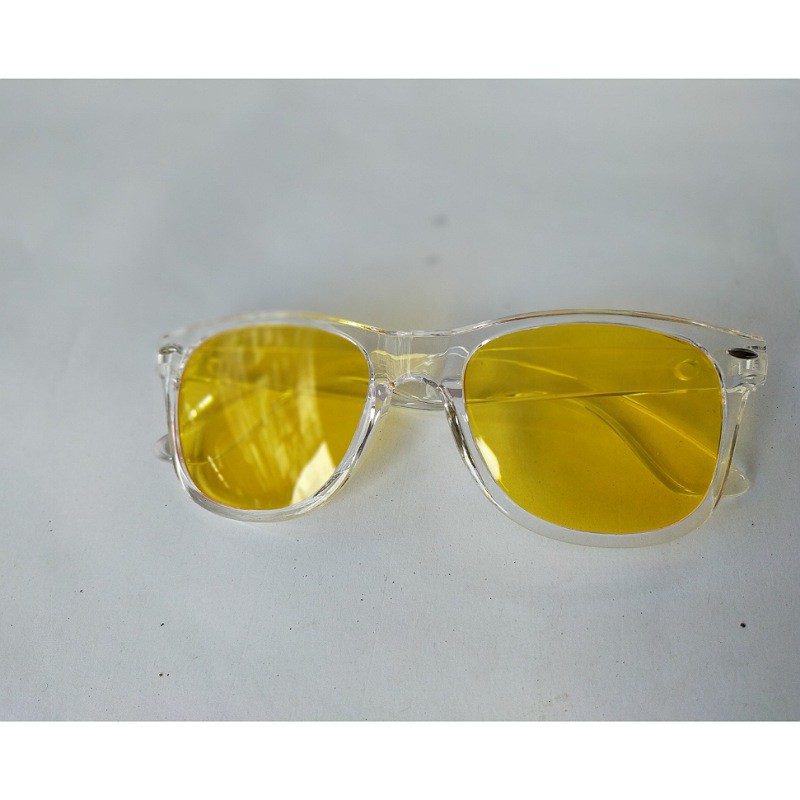 Kacamata sport lensa warna kuning